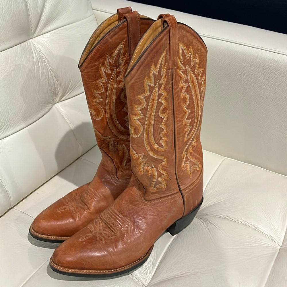 Women’s Old West Brown Cowboy Boots